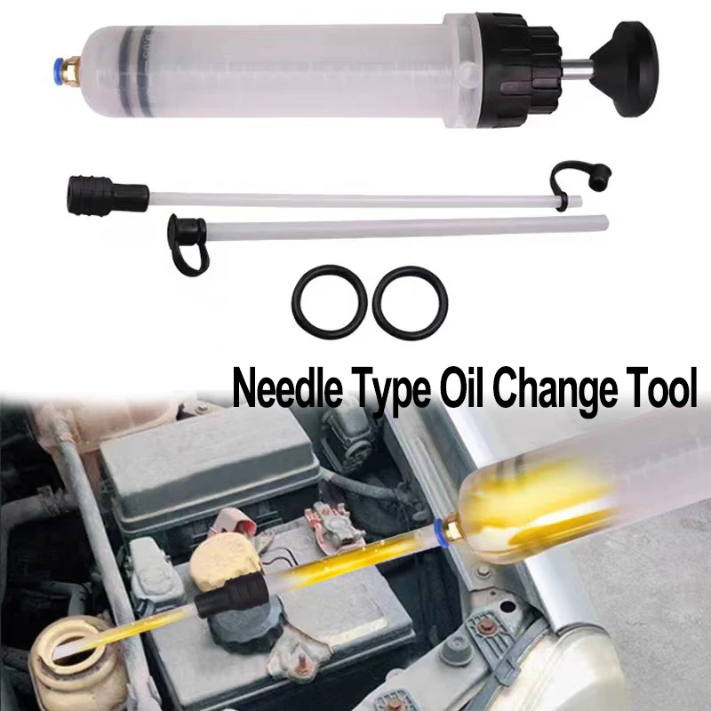 200ml Car Oil Fluid Extractor Auto Air Pump Filling Syringe Bottle Transfer Automotive Fuel Extraction Hand Pump Dispenser Tools