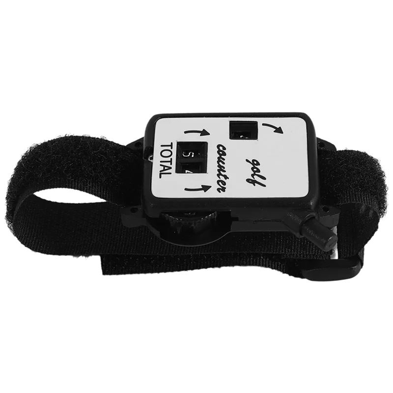 

ABFI Golf Club Stroke Score Keeper Count Putt Shot Counter Watch W/ Wristband Band Black