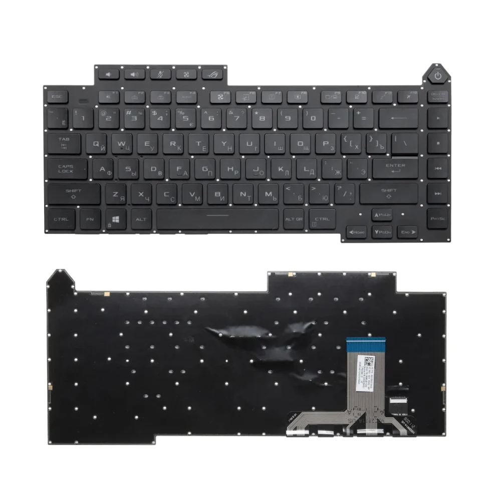 XIN-Russian RU RGB per key Backlit Laptop Keyboard For  Asus ROG Strix Scar 15 G533 G533ZM G533ZS G533ZW G533ZX