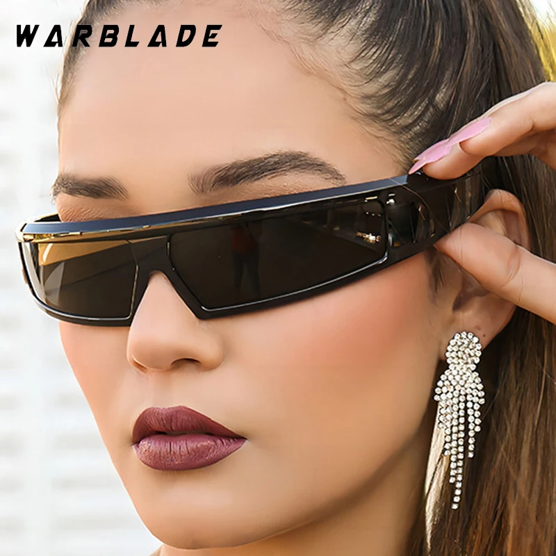 

Punk Hip-hop Trending Women's Sunglasses Luxury Brand Cool Personality Men Sunglass Outdoor Cycling Sports Hiking Goggles UV400