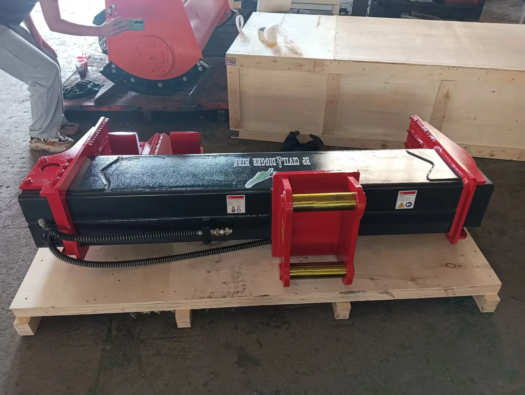 New Hot-Selling Construction Machinery Attachments Wood Splitter for 8-16 Ton Excavators