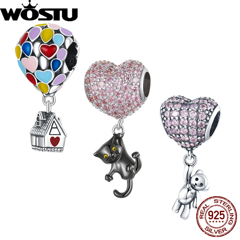 

Подвеска из серебра 925 пробы в виде радужного воздушного шара