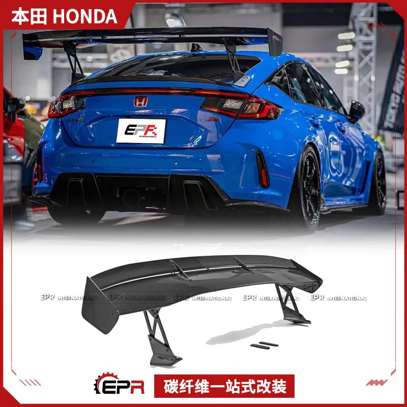 

Подходит для Honda Civic FL5 Type R VTX, замена фиксированного ветрового спойлера GT из углеродного волокна