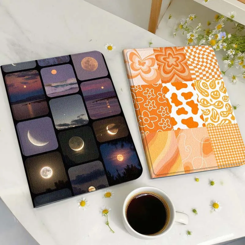 

Crescent Moon Night Sky Full Gift Tablet Case For Huawei Honor MatePad MediaPad Air 5 6 7 11 V6 V7 V8 V9 X9 X8 T10 T10s C5e T5