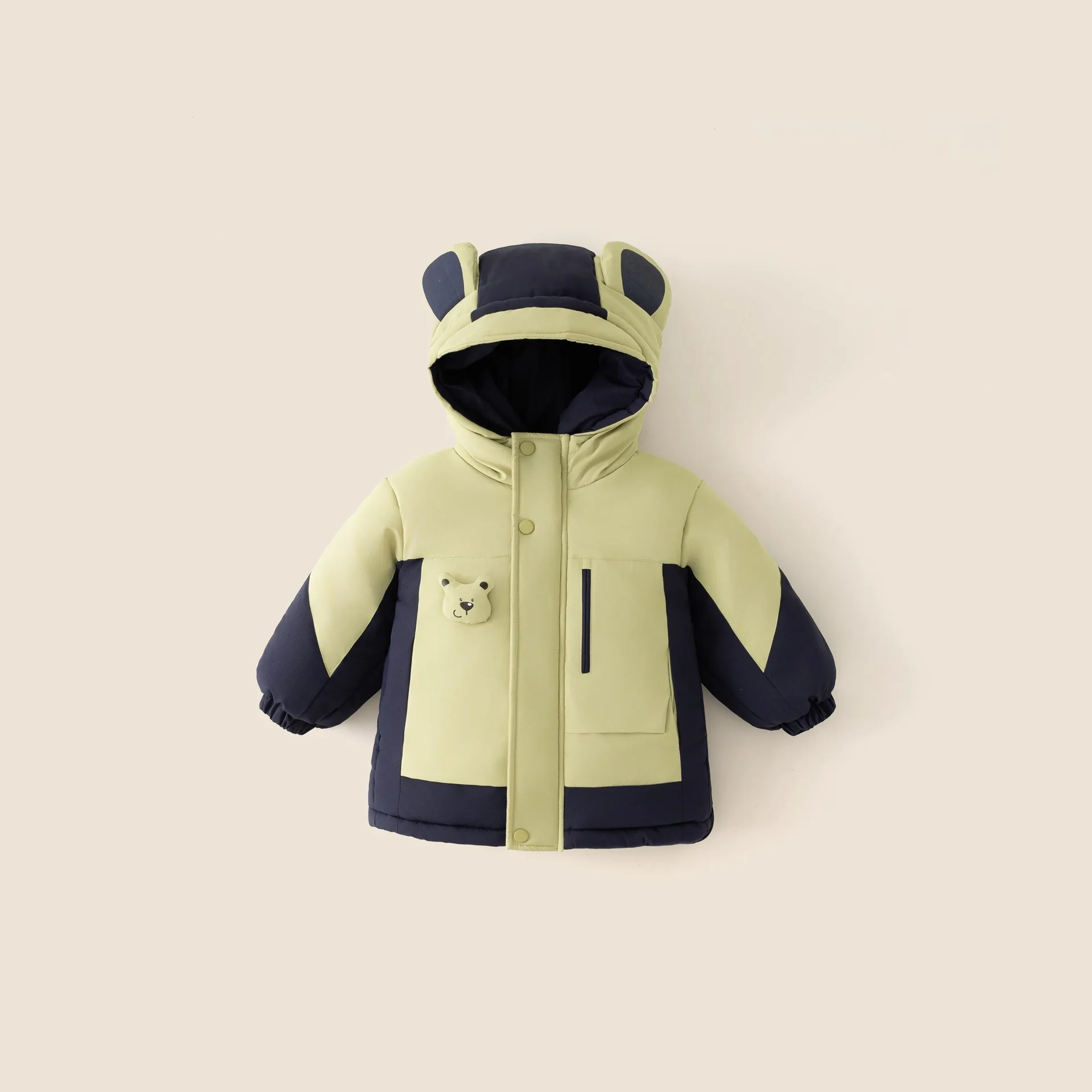 

Детская ветровка, зимняя флисовая теплая куртка, утепленная детская и женская зимняя куртка 2025 года с капюшоном на хлопковой подкладке.