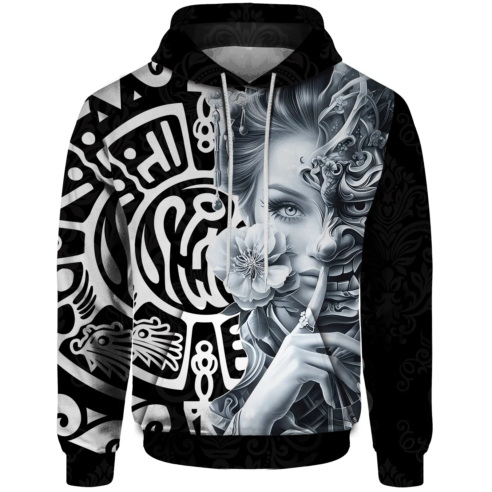 2024 Durable Men's Clothing Brands Goddess Mens Hoodies Y2k Clothes Fashion New in Hoodies & Sweatshirts 3D Printing Cool Witch