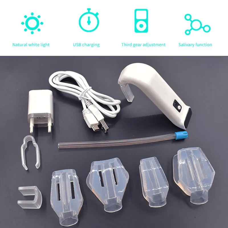 Dental Oral Lighting Lamp Wireless Rechargeable Intraoral Lighting System with Suction
