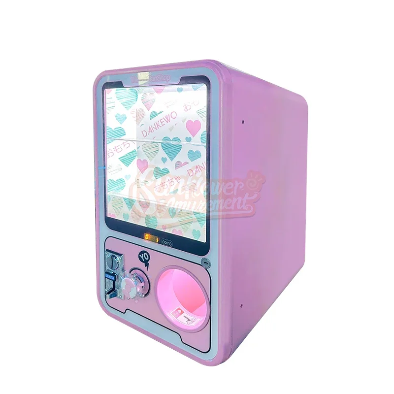 Coin Capsule Vending Machine Egg Twisted Vending Machine Toy Bouncing Ball Vending Machine for 75-100mm Gashapon