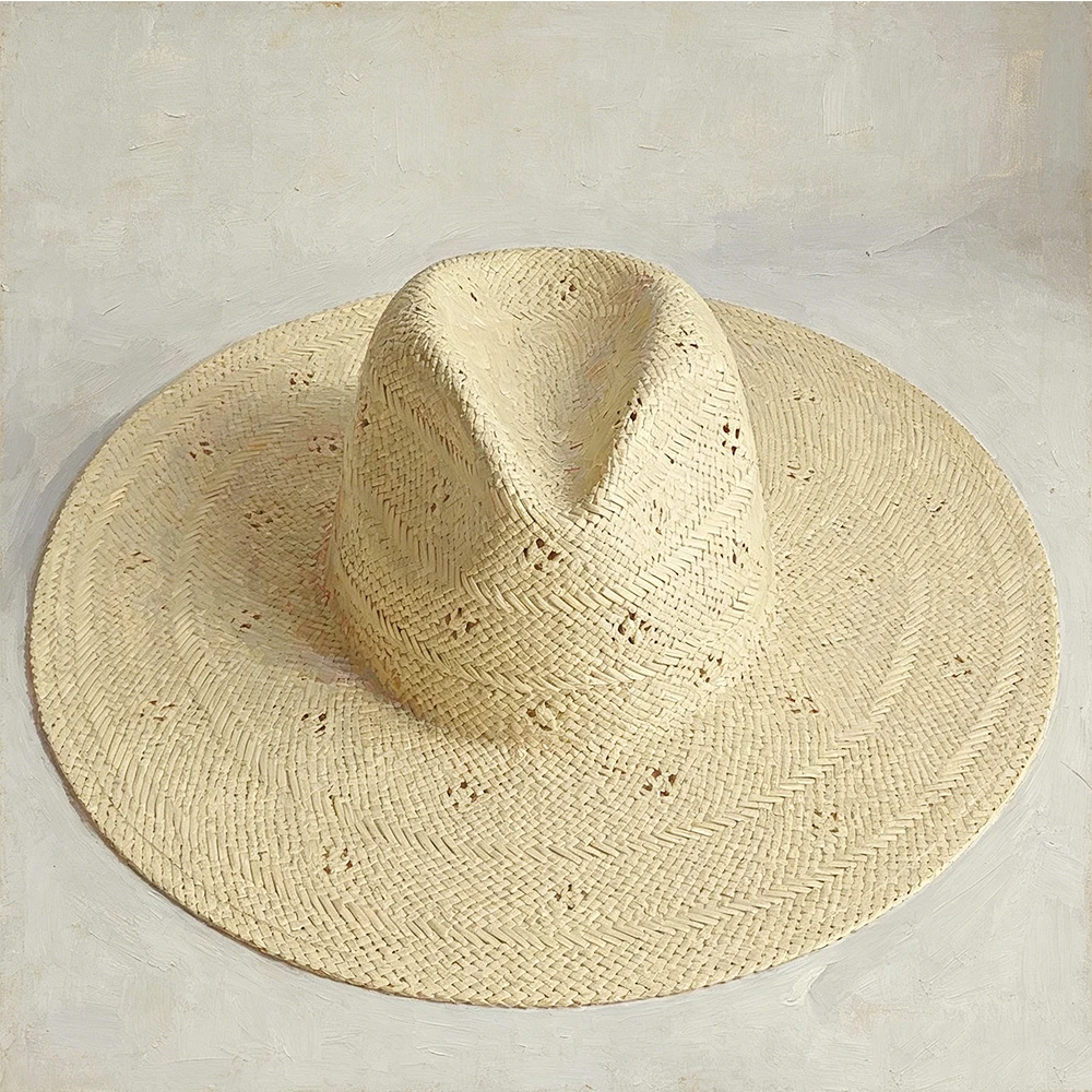 

Women 100% Natural Palm Leaf Handwoven Fedora Hat UPF50+ Wide Brim UV Protection Beach Sun Hat summer hat woman