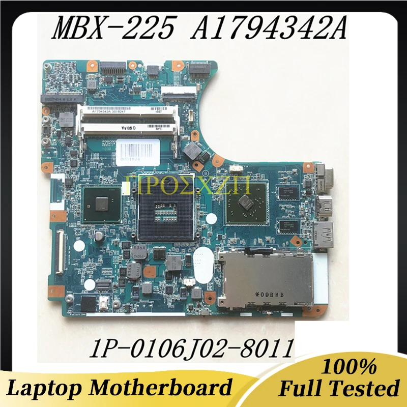 

High Quality Mainboard FOR SONY VPCEC PCG-911 MBX-225 Laptop Motherboard A1794342A 1P-0106J02-8011 HM55 HD5470M 100% Tested OK