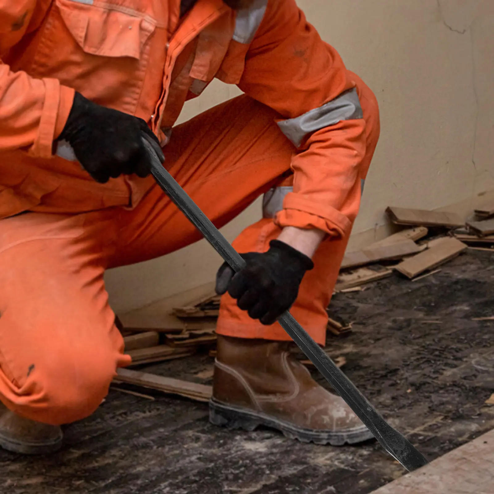 

Multi functional Heavy Duty Steel Pry Bar 16 500mm Flat Thickened Jack for Automotive Flooring Removal Wrecking Tool