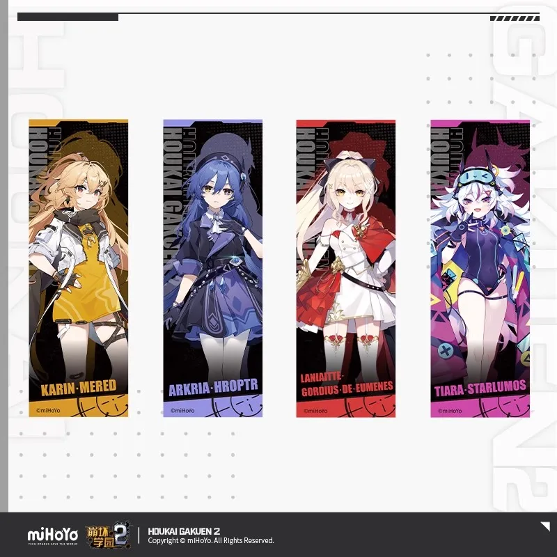 

Official Genuine Honkai Impact 2 Avalanche Academy Chapter Character Theme Series Laser Ticket Set miHoYo Anime Peripheral Gift