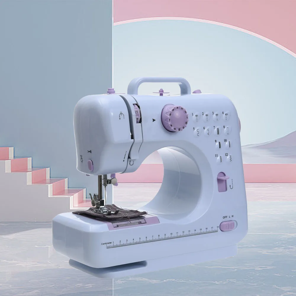 

Швейная машина для домашнего использования с толстыми и запираемыми краями, полностью автоматическая мини-многофункциональная электрическая швейная машина, мини