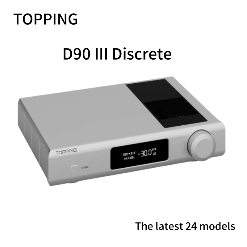 

TOPPING D90 III Discrete Fully Balanced HIFI Decoder Fully Discrete 1-bit