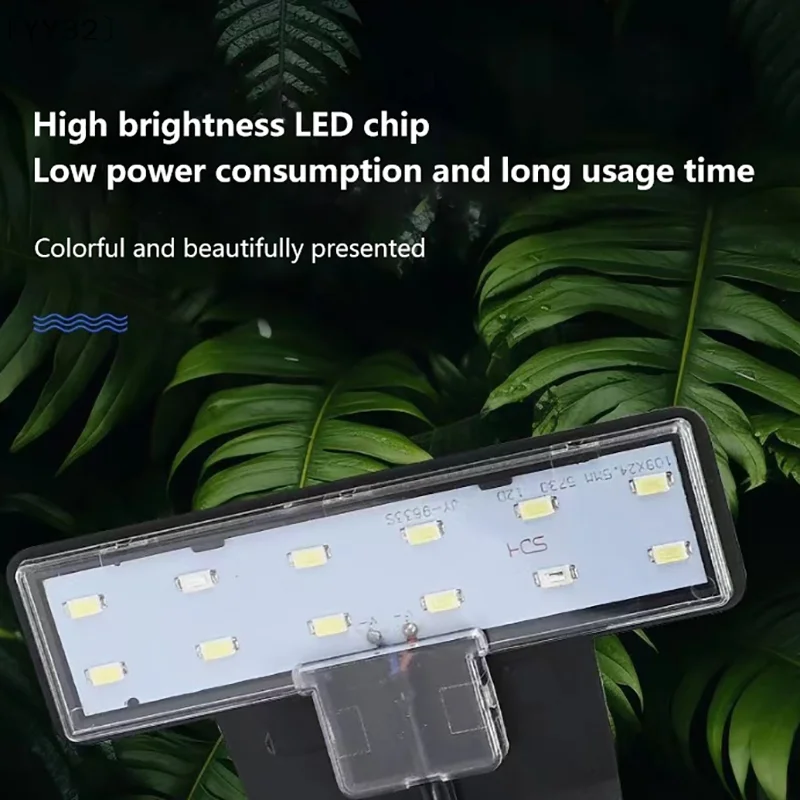 〔YY32〕New LED Waterproof Aquarium Lamp For Fish Tank Aquatic Plants Grow Clip-On Lighting Light