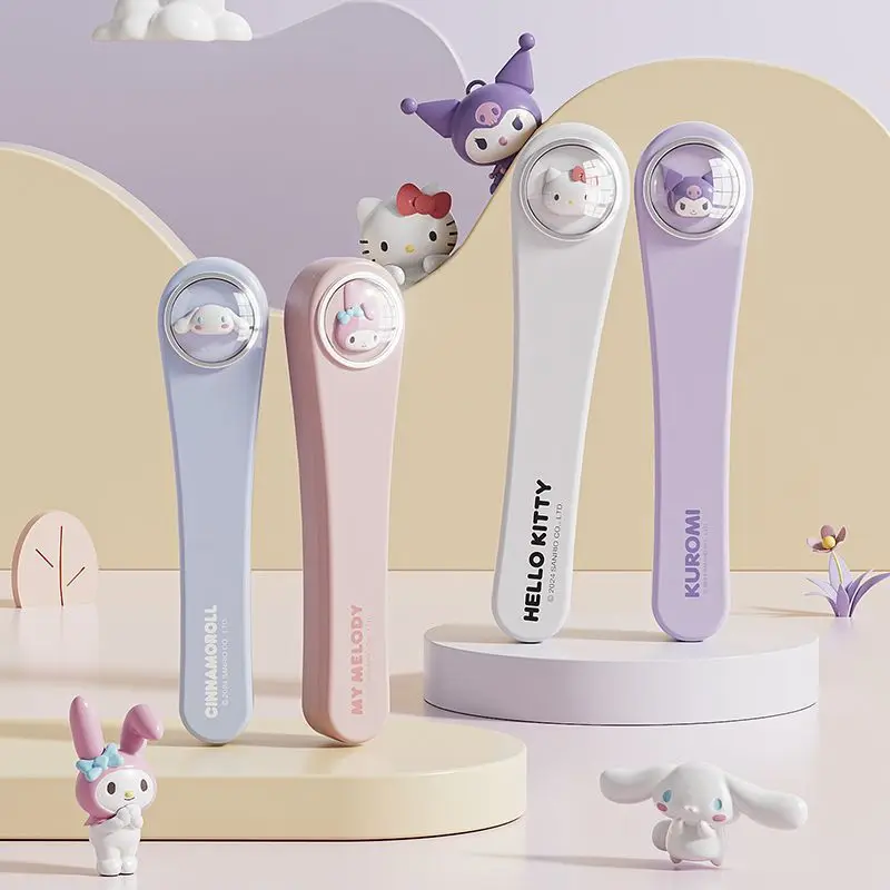 

MINISO Hello Kitty Anime Kawaii Ins Tableware Chopsticks Spoon Set Cute Kuromi My Melody Student Portable Tableware Kids Gifts