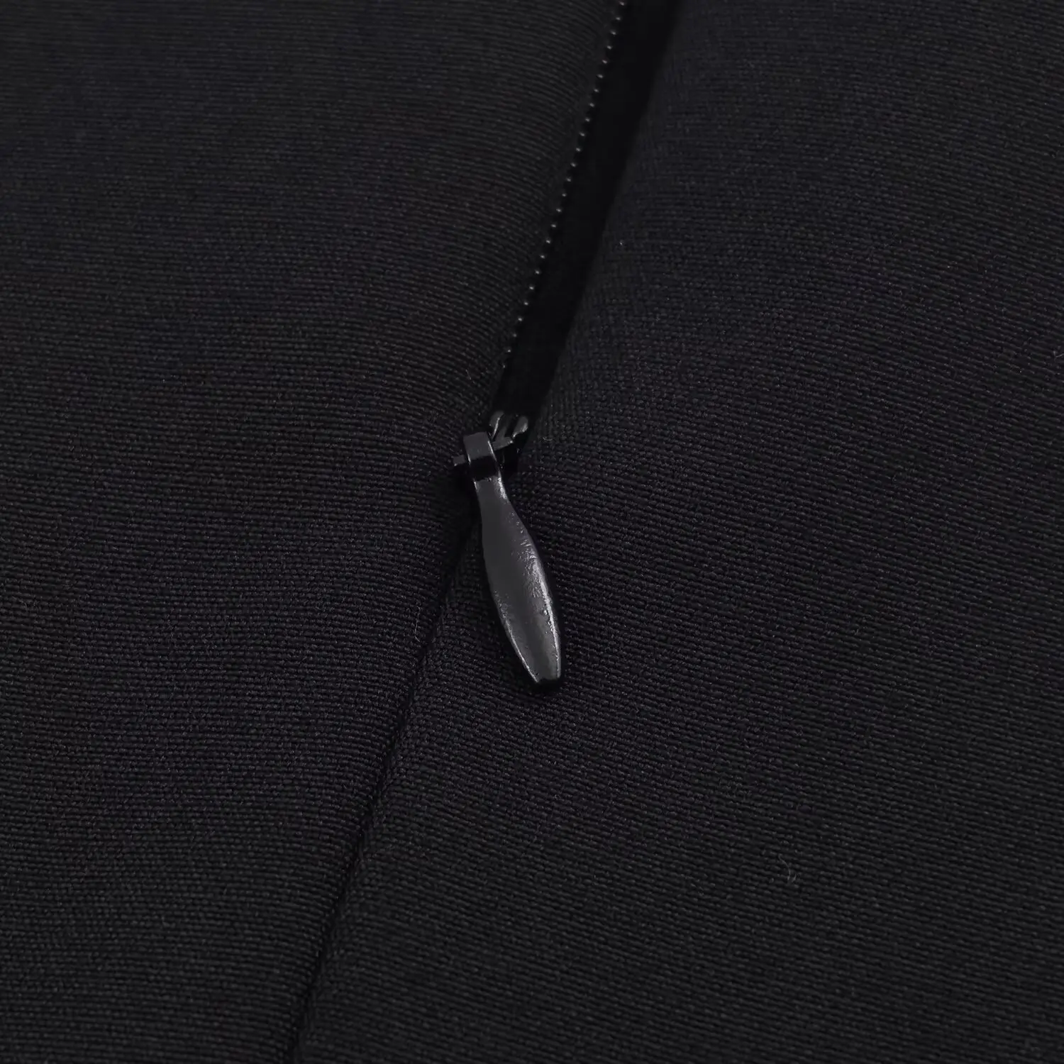 Mouwloze damesjurk in H-stijl Dame Lente Zomer Mode Slim-Fit Flatterende strikken Jurk Vrouwelijke O-hals met Rits Mini-jurk