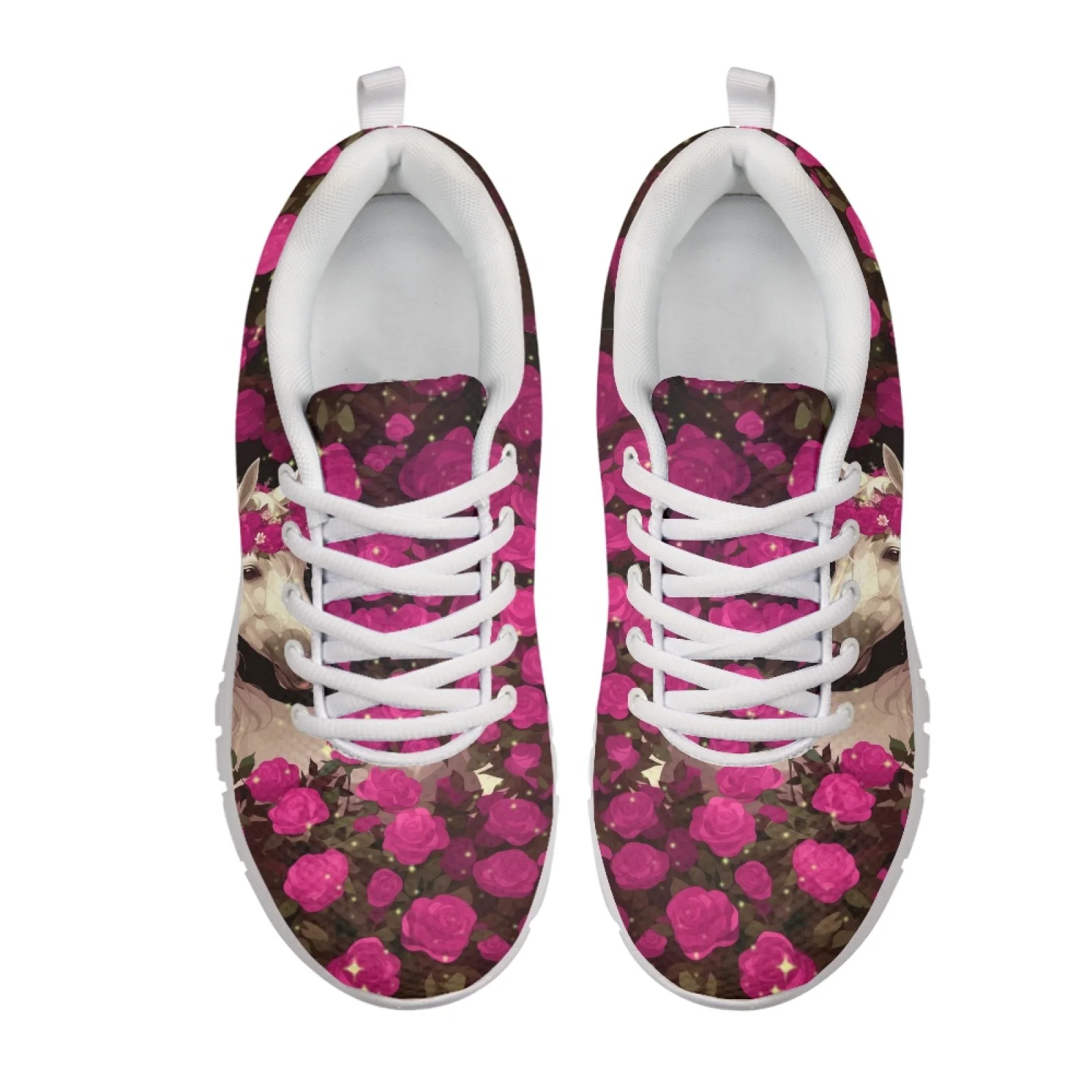 Coloranimal Pink Rose 2025 Collection Training Athletic Shoes Lace up Sport Running Shoes for Men and Women