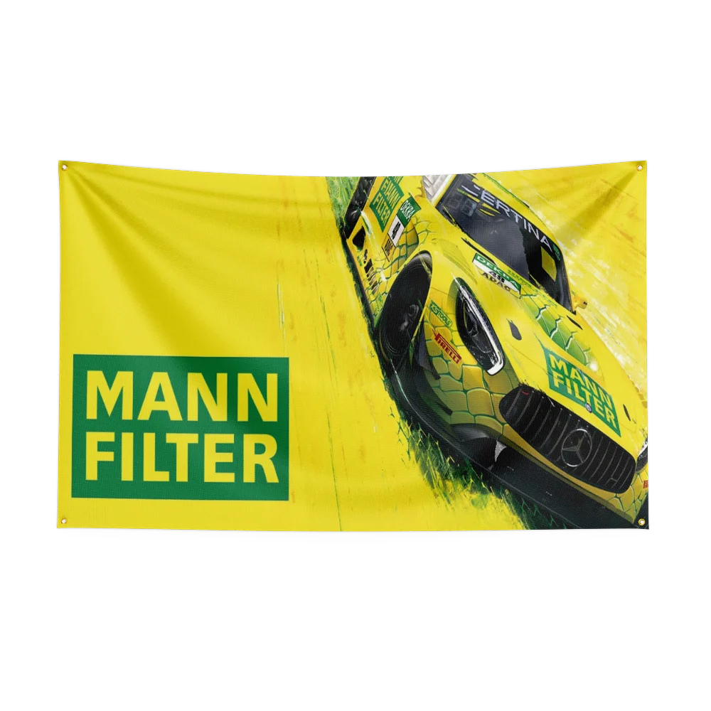 3x5ft M-Mann Filters Auto Parts Flagge, Raumdekoration, Flagge für den Außenbereich, Dekorationen, Flaggen für Räume