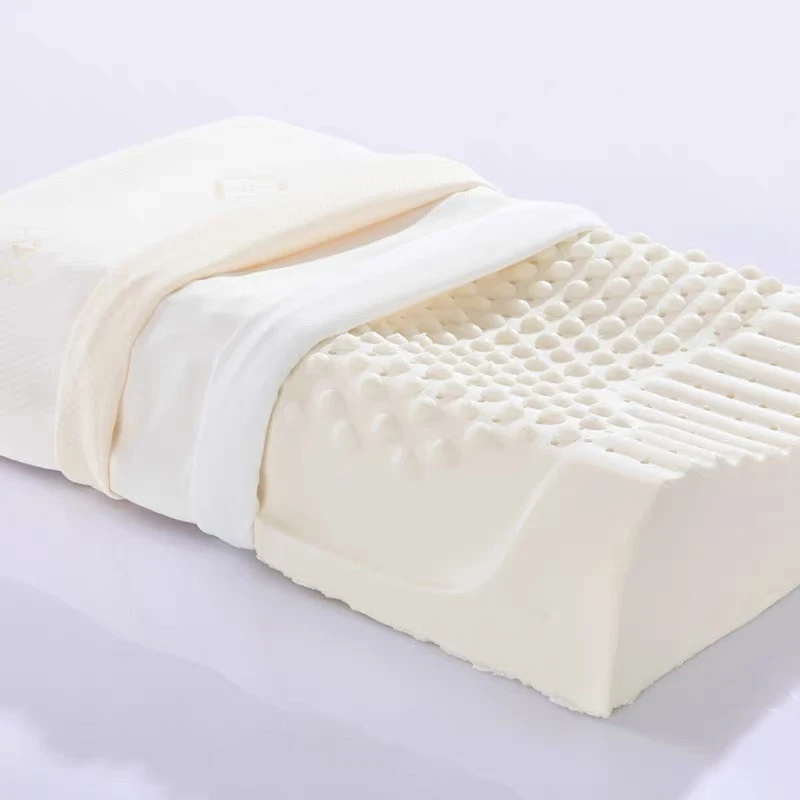 

Puren Latex Thailand Pure Natural Latex Pillow Remedial Neck Protect Vertebrae Health Care Orthopedic Pillow Slow Rebound