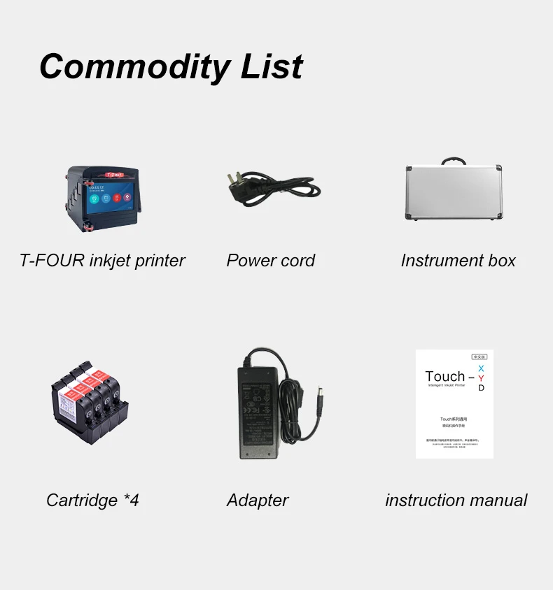 New Product 10CM  High Quality Printer Handheld Inkjet Printer Hand Held Portable Ink Jet Printer for Box Logo Batch Encoder