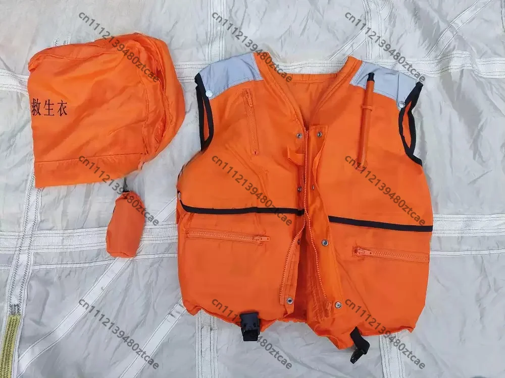Decorative Kapok Filled Vest With Double Airbag Structure, Large Buoyancy Style Display Prop For Collection And Theme Decoration