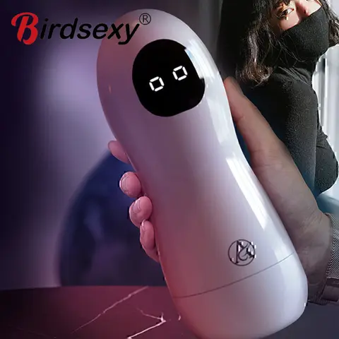 Automatic Male Masturbator Cup Vibration Blowjob Real Vagina Pocket Pussy Vibrating Bullet Penis Oral Adults Sex Toys For Man