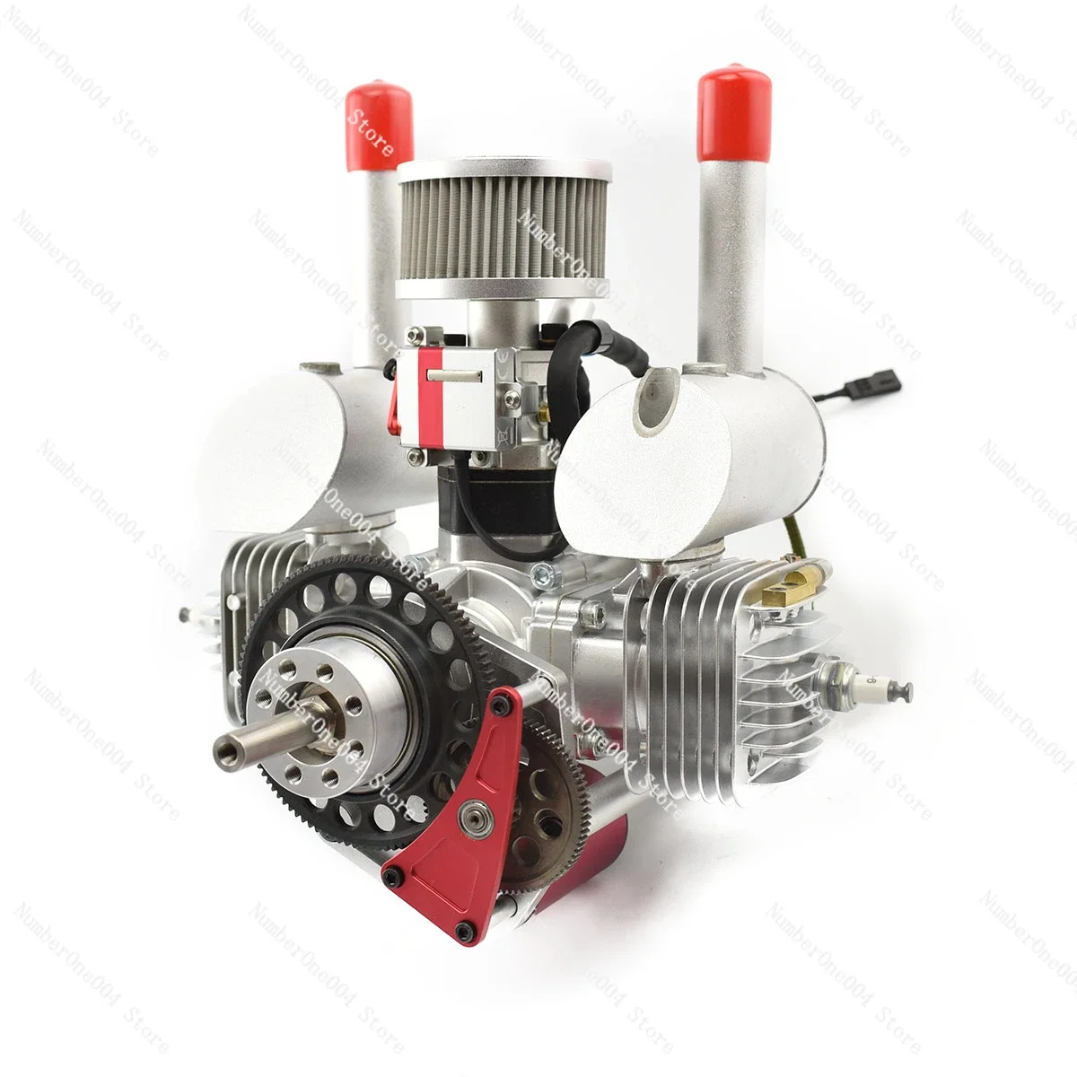 Electric starter for the remote power system of a new fixed-wing electric injection gasoline engine UAV