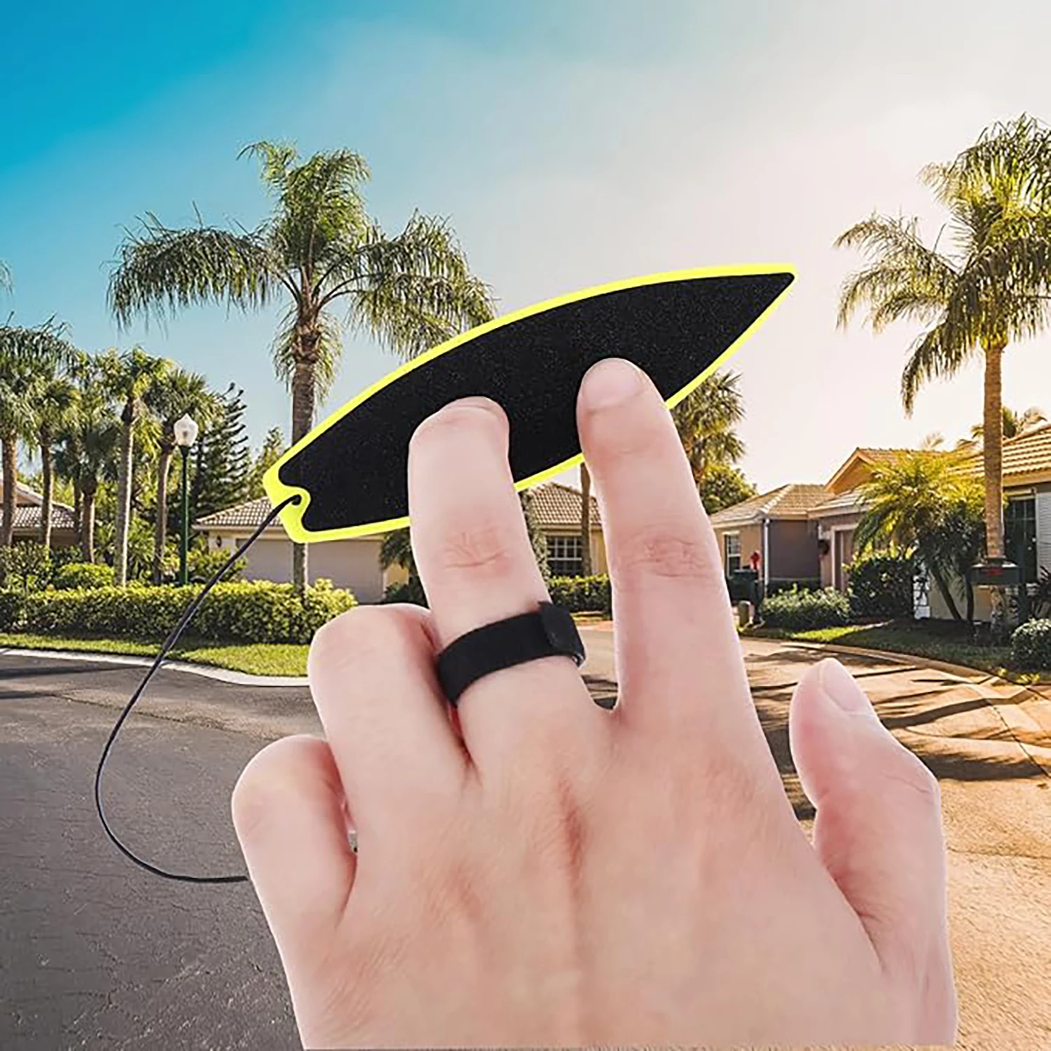 Fingertip surfboard decompression mini thumb toy air surfboard