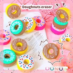 Kawaii stationery items School teacher gift Office Supplies classroom back to school donut  Rubber Erasers cute things