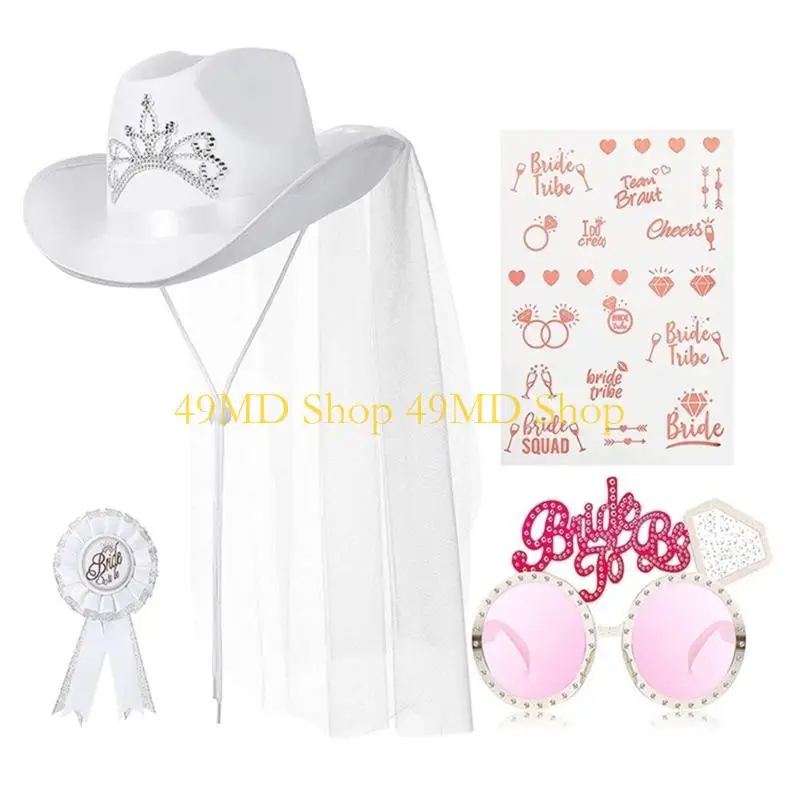 49md-bachelorette-cowgirl-hat-veil-set-for-bride-to-be-gift-bridal-shower-gift-suppli
