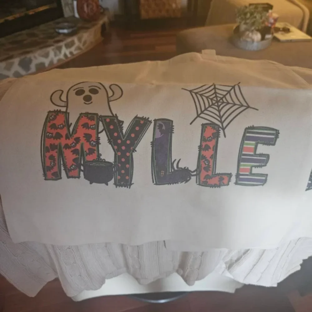 حقيبة الهالوين المخصصة للأطفال، حقيبة الهالوين ذات الاسم المخصص، حقيبة حمل شخصية للفتيات والأولاد خدعة أو علاج للأطفال