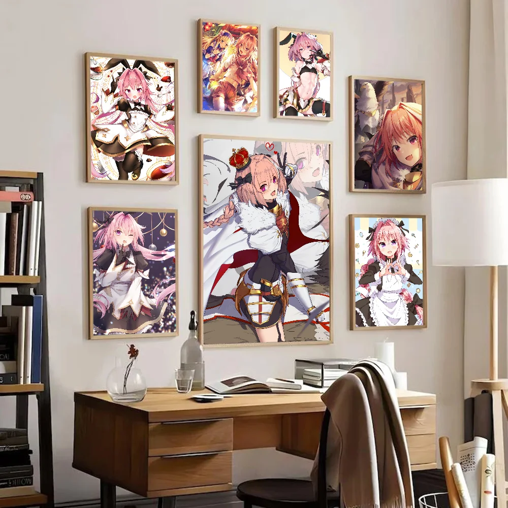 Anime Cute Fate Apocrypha Astolfo Classic Movie Posters HD Quality Poster Wall Art Painting Study Nordic Home Decor