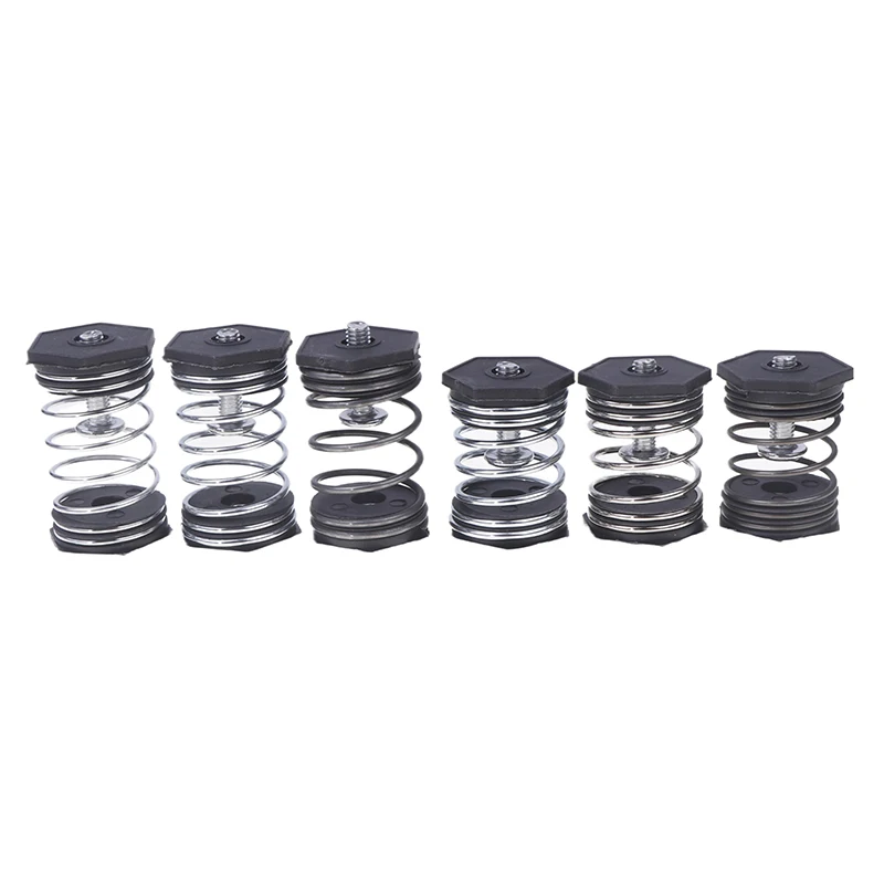 4 PCS 40/50mm Air Pump Shockproof Compression Springs - Damping Spring Seat and M6 Spring Pads for Oxygen Concentrator