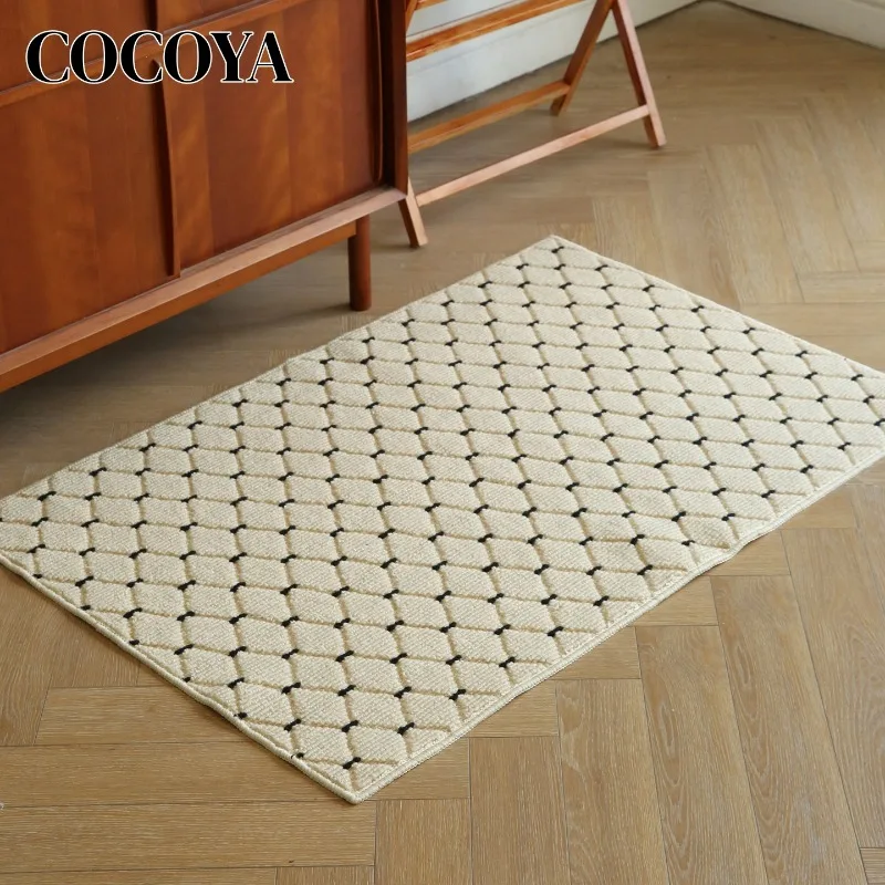 Modern Geometric Area Rugs for Bedroom Plush Non Slip Floor Mat Soft Carpet Living Room Sofa Boho Entryway Home Decor Runner Rug