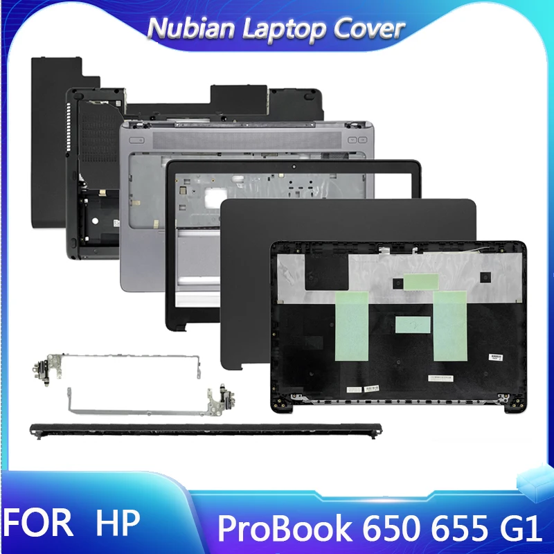 

For HP ProBook 650 655 G1 Laptop LCD Back Cover/Front Bezel/Palmrest/Bottom Case/Hinges Rear Lid Top Back Screen Case