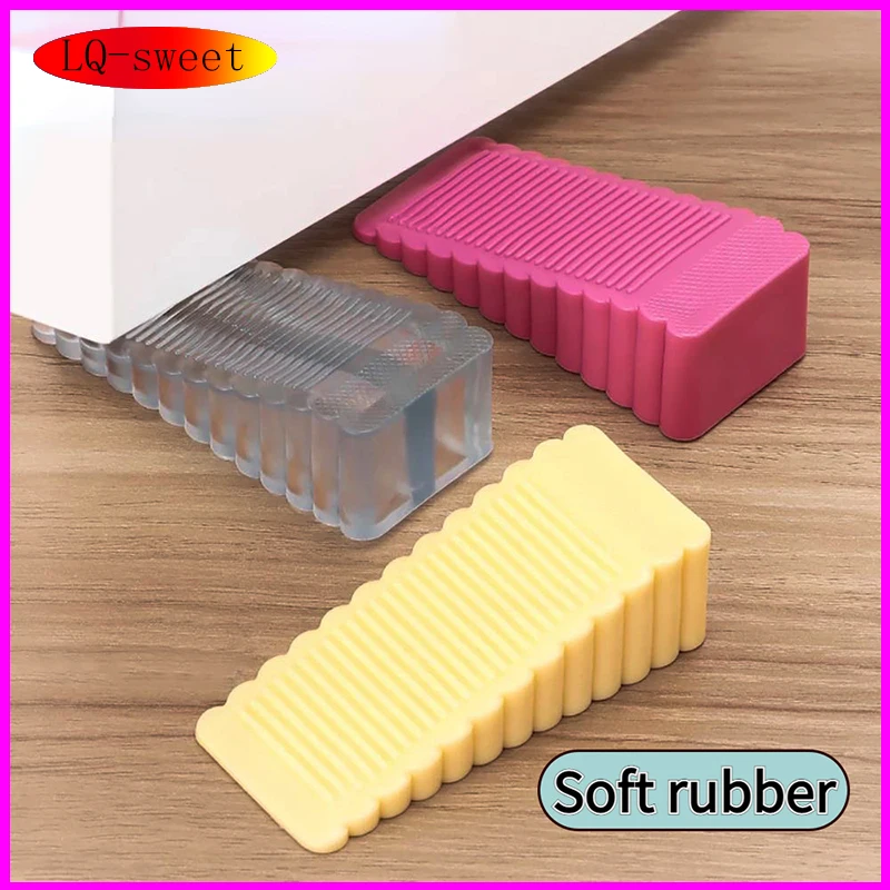 Heavy Duty Door Stopper & Holder - Adjustable Windproof Anti-Slip Floor Wedge for Home Office Bedroom, Hotel School