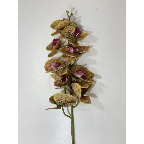 Artificial Pot Brown Mealy Wet Orchid-Artificial Flower