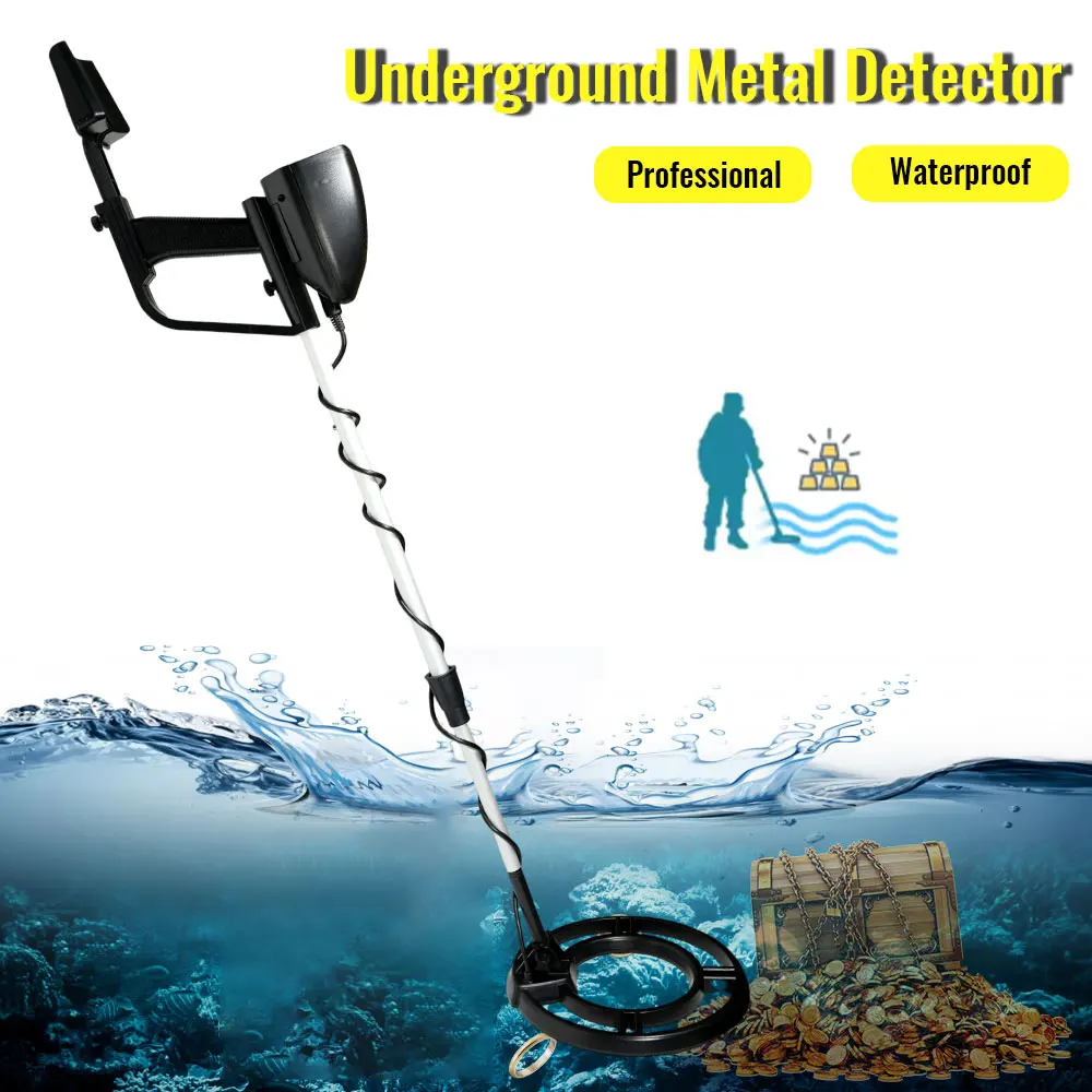 High Sensitivity Metal Detector MD4060 Professional Underground Gold Detectors Pinpointer Detecting Jewelry Treasure Hunter