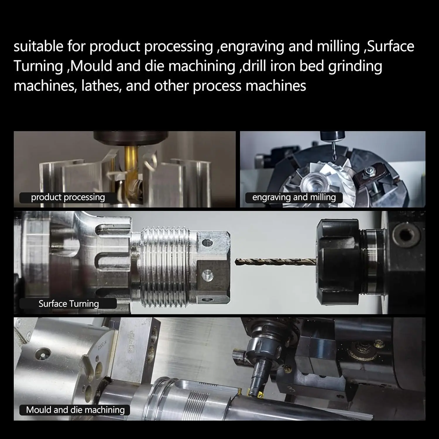 High Speed High Accuracy Running Balance ER Series Collet Chuck CNC Tool Holder Stainless Steel Pull Stud Machine Part Kit