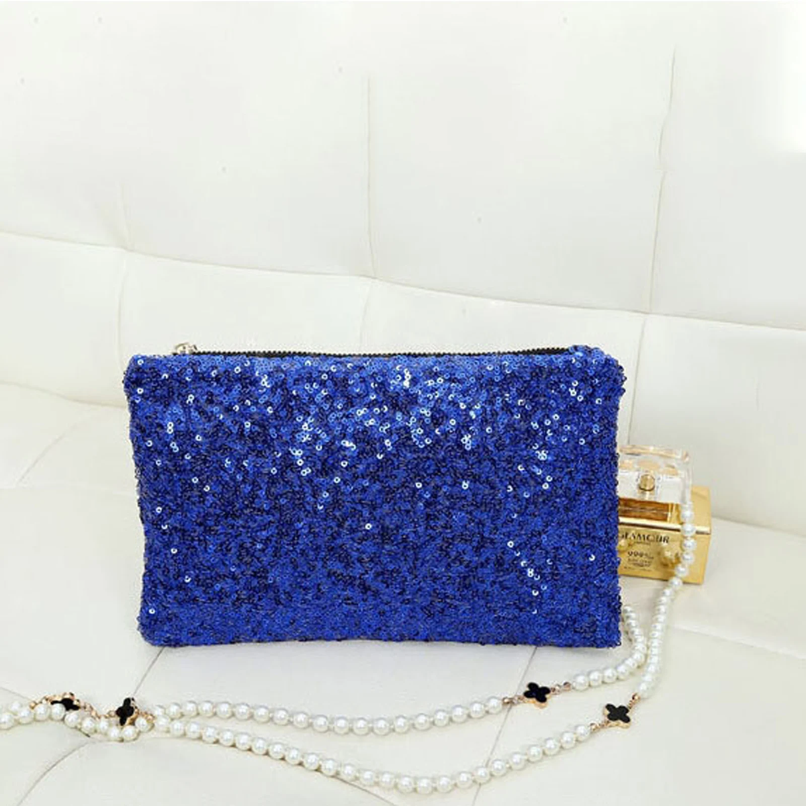 1Pcs 2023 New Retro Luxury Sequins Hand Bag Taking Late Package Clutch Bag Sparkling Dazzling Sequins Clutch Bags Purse bag