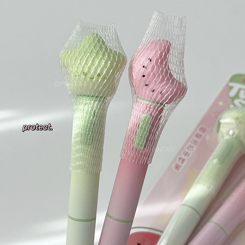 2 Stück/Set Duftgelstift im Beeren-Design, kreativer Drehgelstift, Schul- und Bürobedarf – Detail 5
