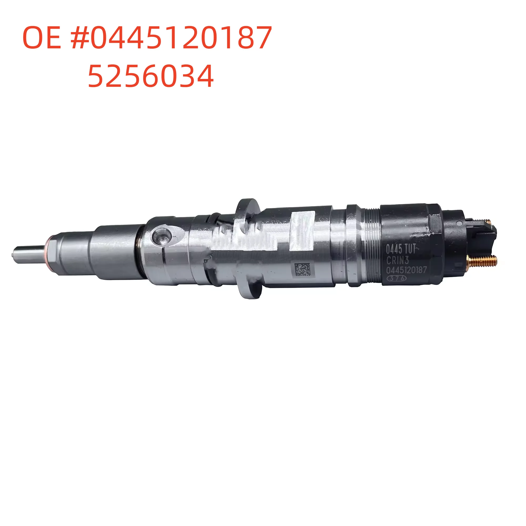 High quality New 0445120187 5256034 Fuel Injector  For Cum-mins QSL9 6BT Diesel Engine Sparyer Injector 5256034 0445120187