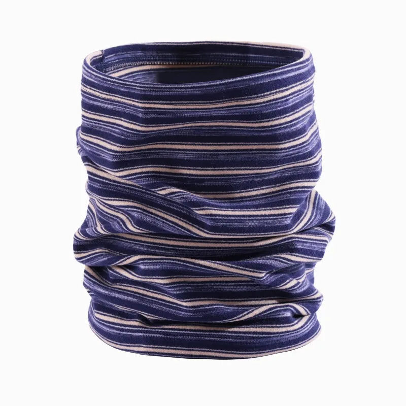 Outdoor Hiking Scarf Men Women Autumn Winter New Striped Cycling Mask Running Sports Face Towel Versatile Warm Neck Gaiter