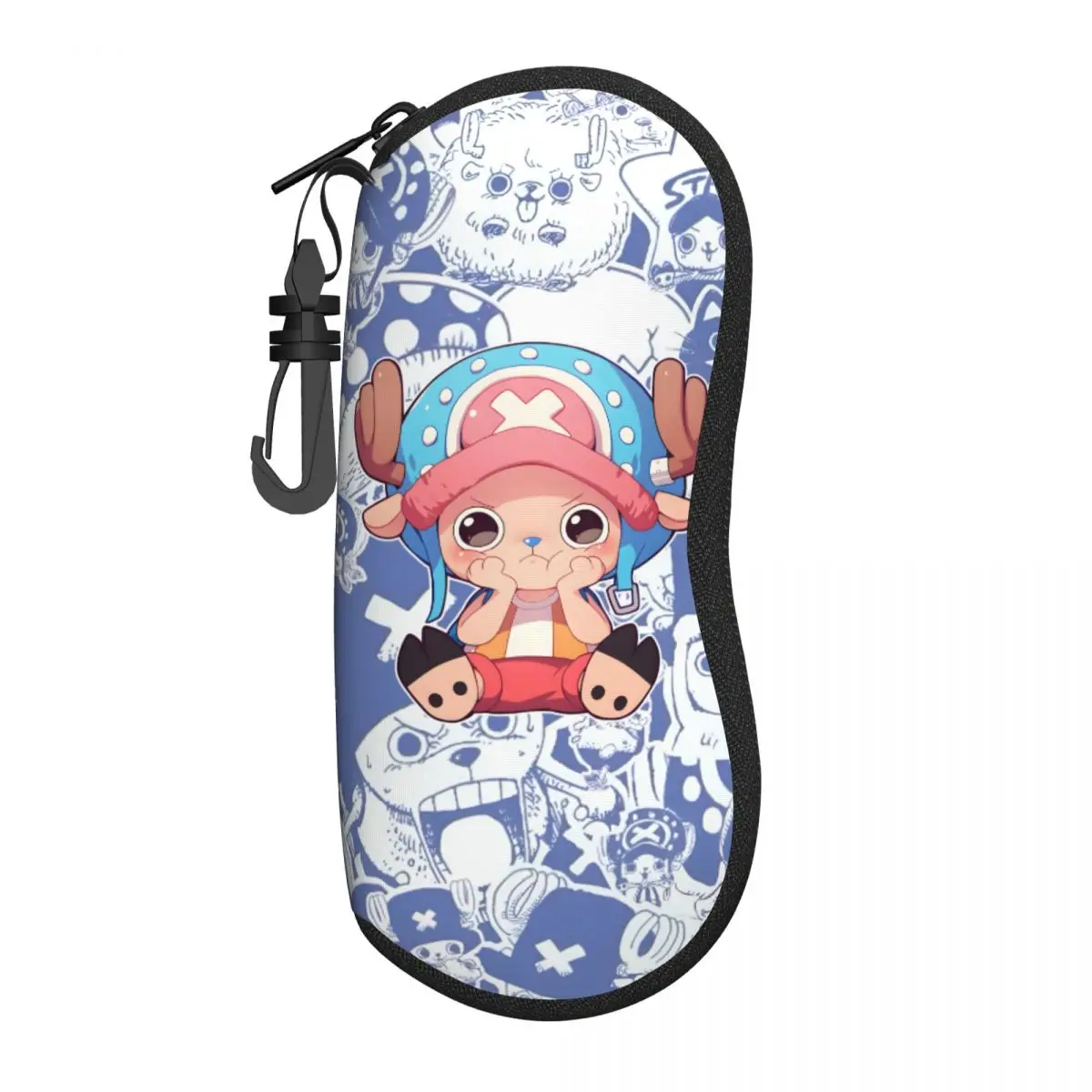 

Custom Janpan C-Chopperes Comic Cute Eyeglass Glasses Case Men Women Soft Popular Sunglasses Protective Pouch