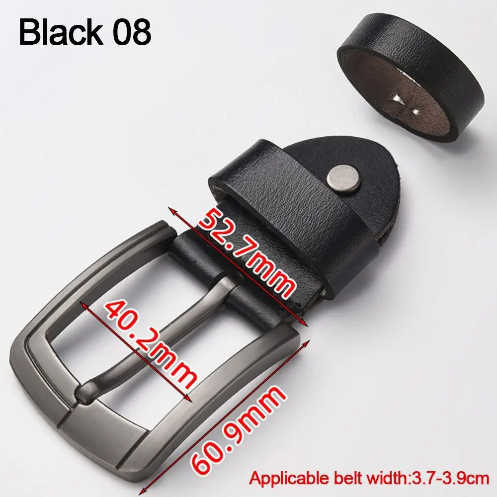 حزام الموضة استبدال مشبك DIY حزام مشبك قابل للتعديل التلقائي مشبك سبيكة الرجال حزام رئيس اكسسوارات الأعمال #3