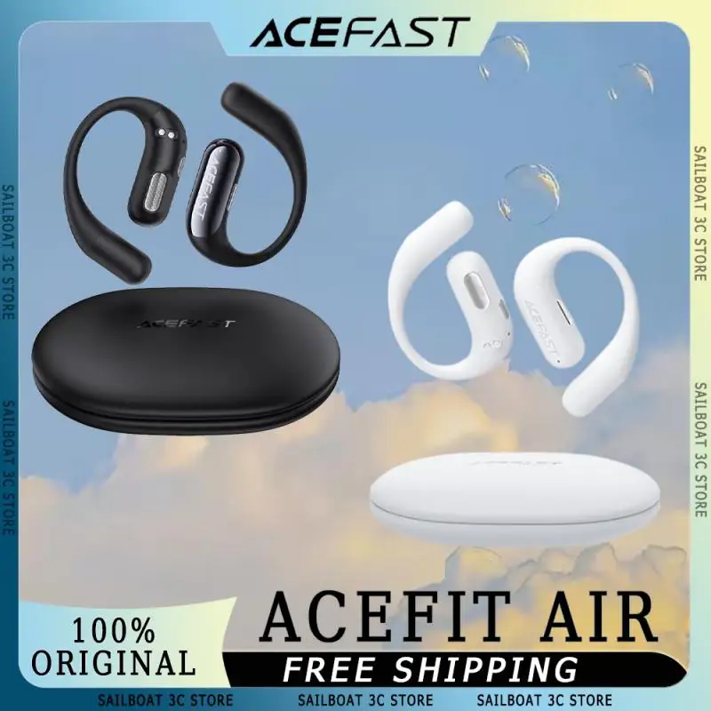 ACEFAST ACEFIT Air Wireless Earphones Noise Reduction Long Battery Life Bluetooth 5.4 Hanging Earbuds Custom Gaming headphones