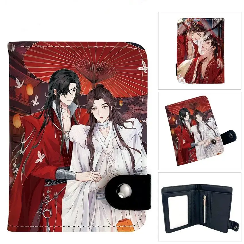Anime Tian Guan Ci Fu Hua Cheng Xie Lian Printed Purse Coin Wallet Heaven Official’s Blessing Fashion Notecase For Women Men
