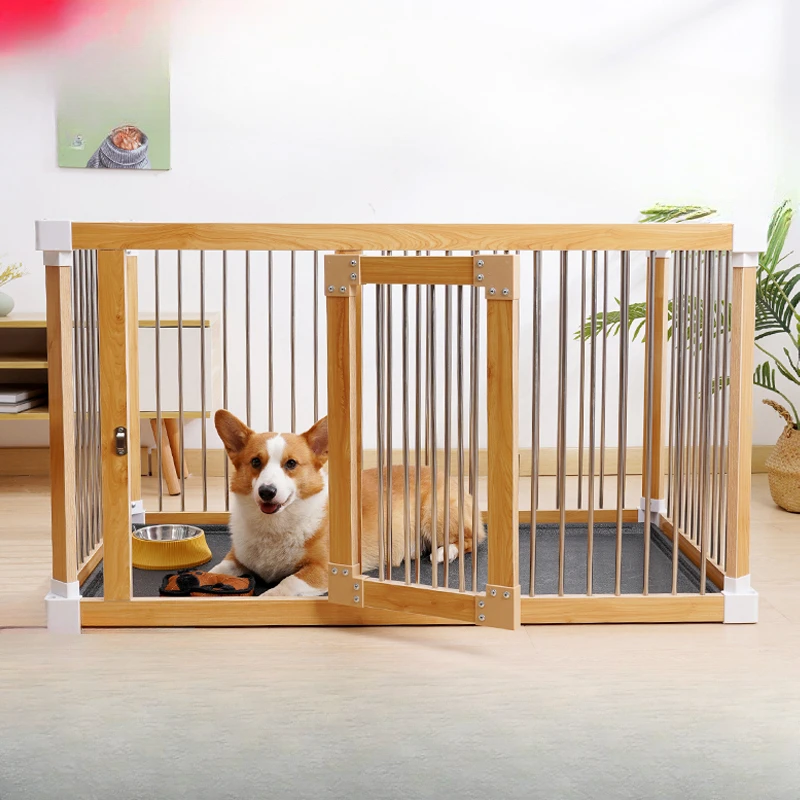 

Dog cage stainless steel indoor medium and small