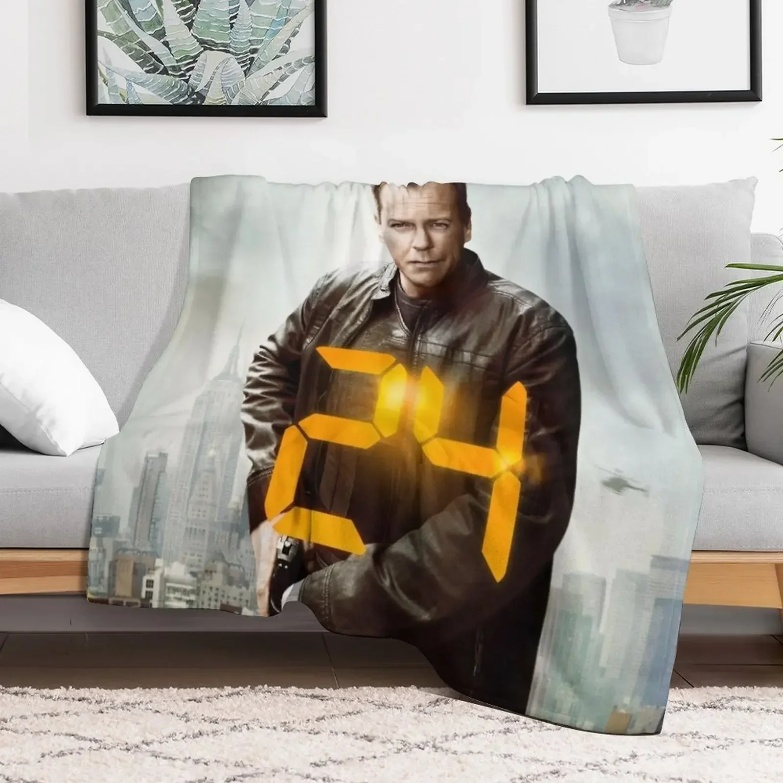 Jack Bauer 24 Throw Blanket Extra Large Throw Travel Personalized Gift Blankets